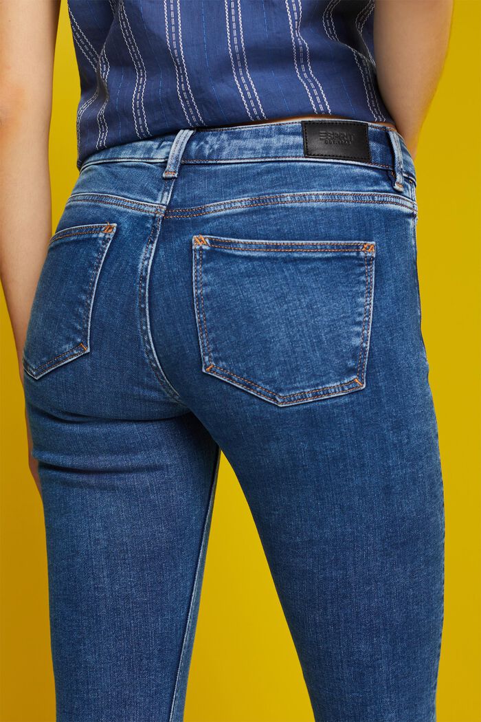 Jeans i bomullsstretch, BLUE MEDIUM WASHED, detail image number 2