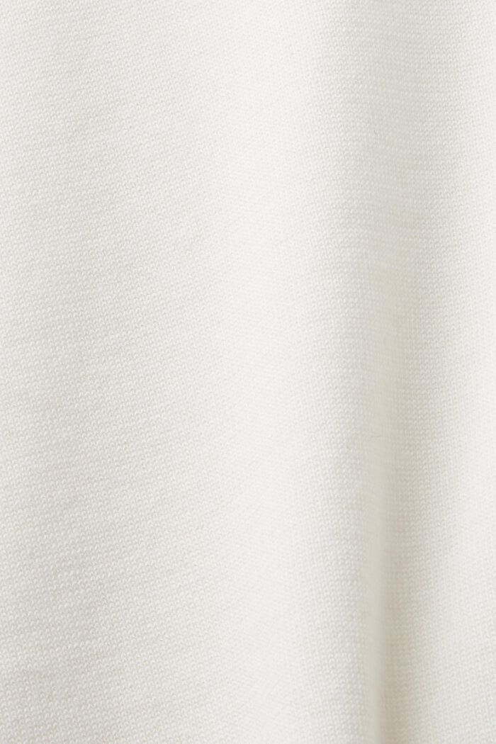 Kortärmad rundringad tröja, OFF WHITE, detail image number 5