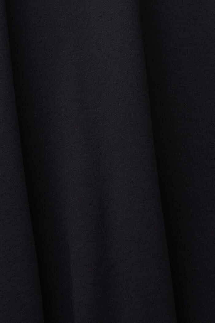 Ärmlös maxiklänning i jersey, BLACK, detail image number 4