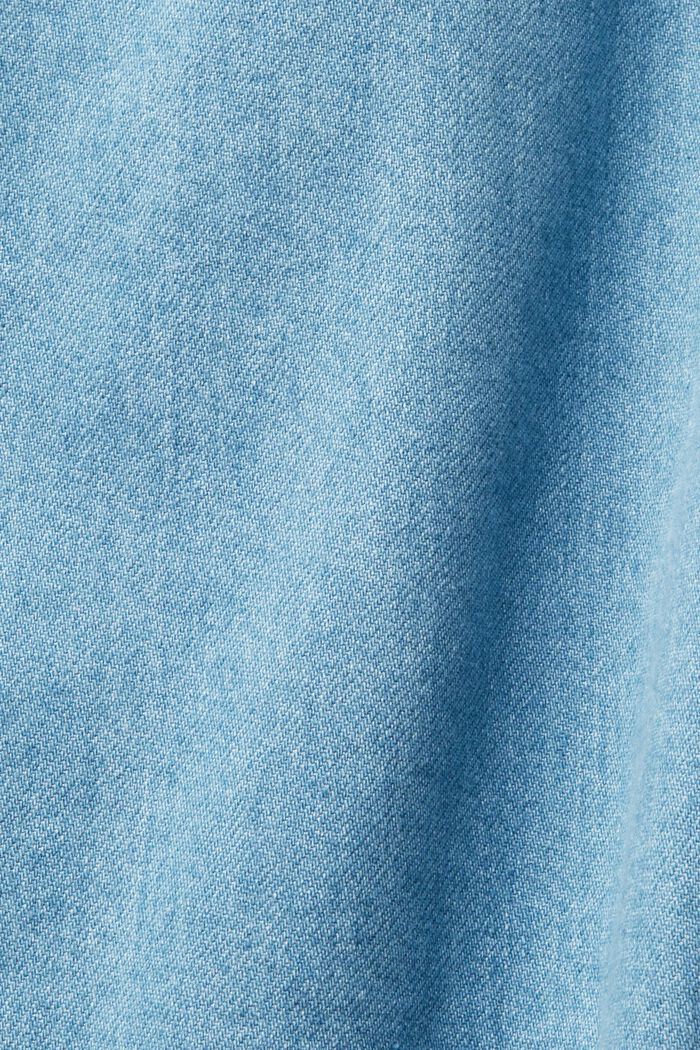 Asymmetrisk jeanskjol, BLUE LIGHT WASHED, detail image number 7