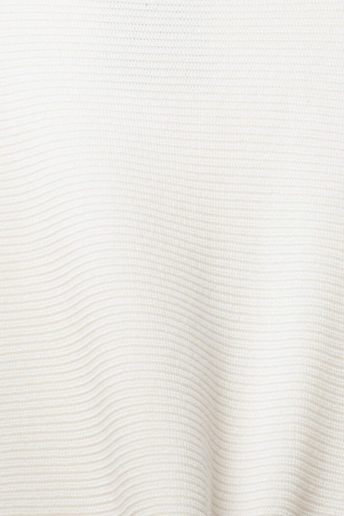 Båtringad tröja i ekologisk bomull/TENCEL™, OFF WHITE, detail image number 1