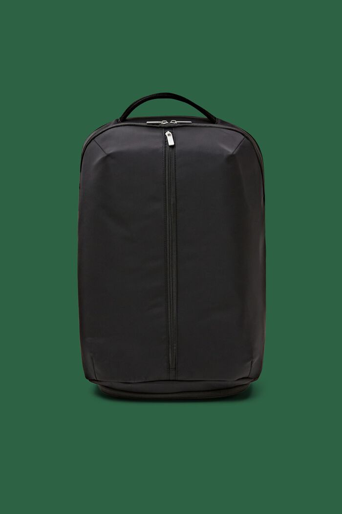 Ryggsäck med dragkedja i duffelmodell, BLACK, detail image number 0