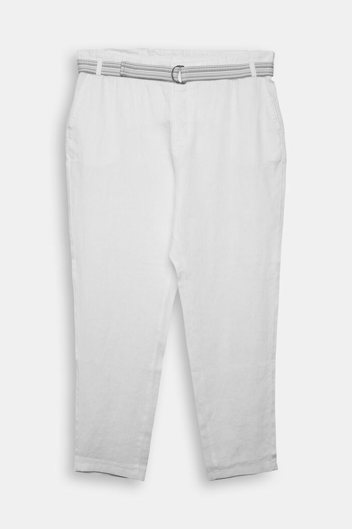 Pants woven, WHITE, detail image number 0