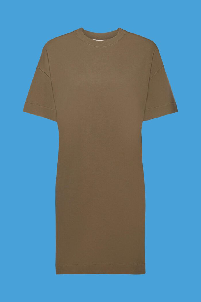 Klänning av jersey, KHAKI GREEN, detail image number 6