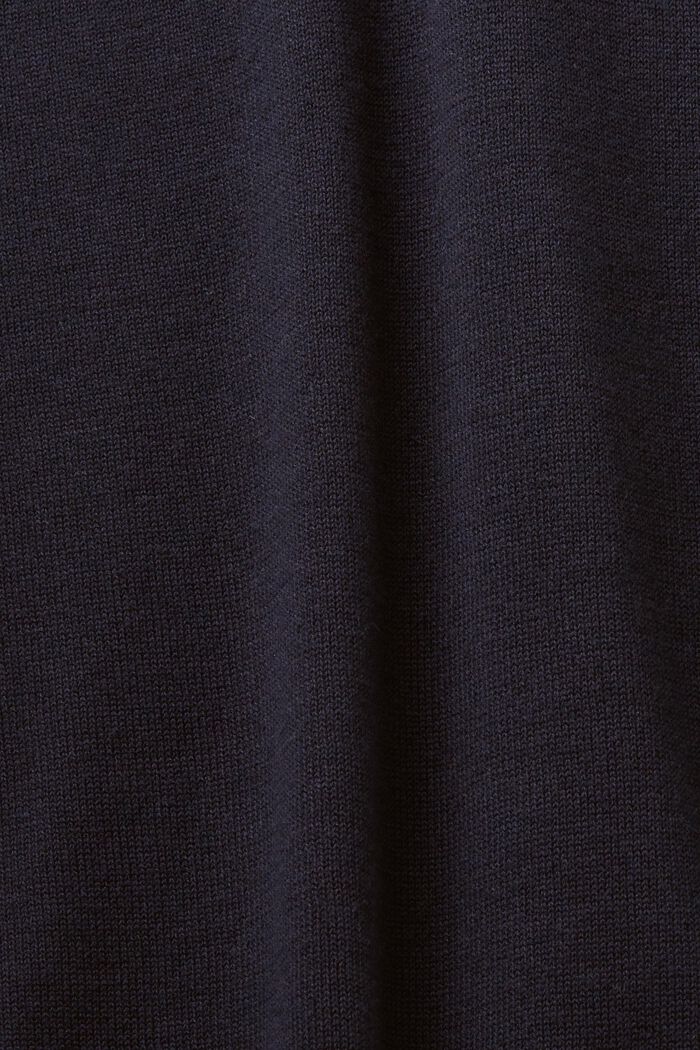 Kortärmad stickad tröja, NAVY, detail image number 5