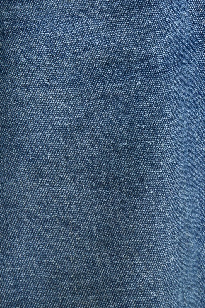 Raka jeans med medelhög midja, BLUE MEDIUM WASHED, detail image number 5