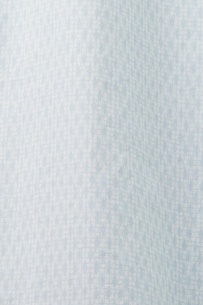 Bomullsskjorta med tryck i ledig passform, WHITE, detail image number 4