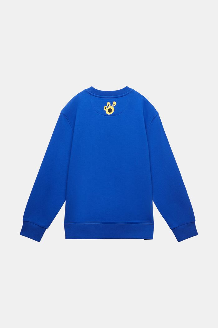 Sweatshirt i bomull med logo, BRIGHT BLUE, detail image number 2