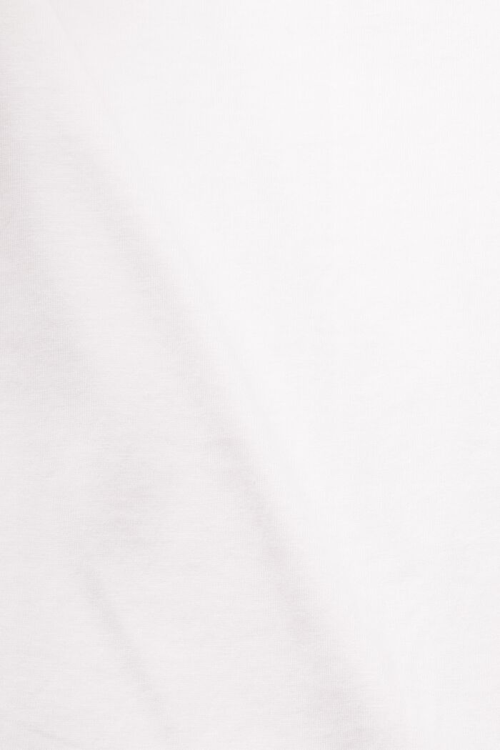 Bomulls-T-shirt med tryck, WHITE, detail image number 1