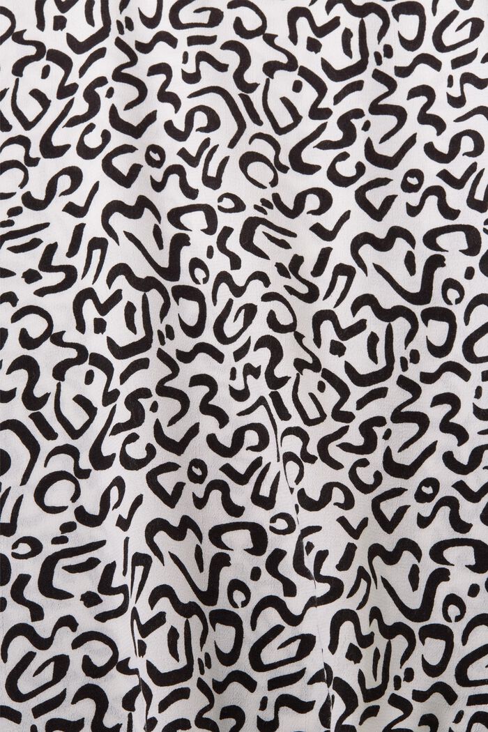 Blus med mönster, LENZING™ ECOVERO™, WHITE, detail image number 4