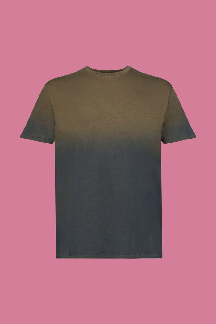 Tvåfärgad färgskiftande T-shirt, KHAKI GREEN, detail image number 6