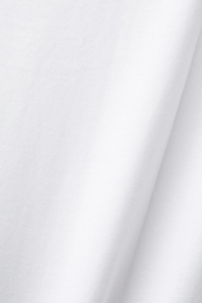 T-shirt i bomull, WHITE, detail image number 5