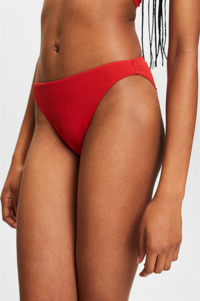 Bikiniunderdel med låg midja, DARK RED, detail image number 2