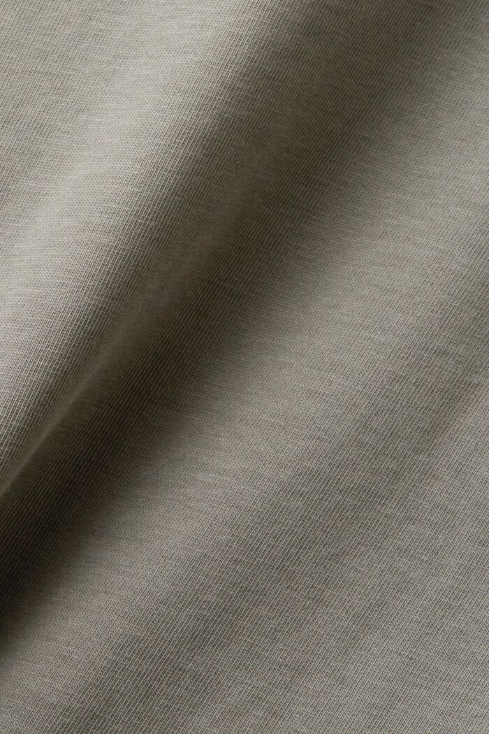 T-shirt med tryck i fram- och bakstycket, GUNMETAL, detail image number 6