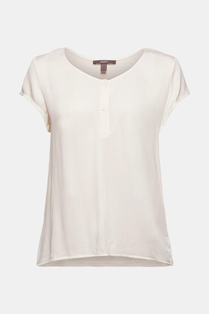 T-shirt med LENZING™ ECOVERO™, OFF WHITE, detail image number 5