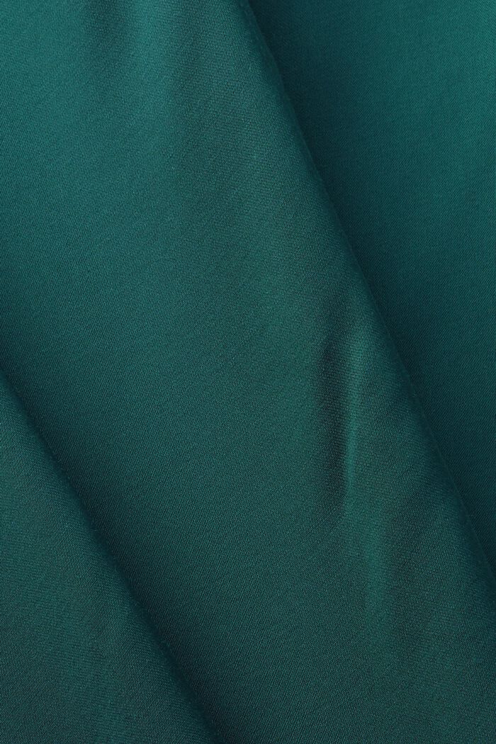 Klänning i satin med skärp, EMERALD GREEN, detail image number 5