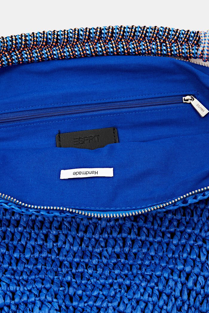 Virkad hoboväska, BRIGHT BLUE, detail image number 2