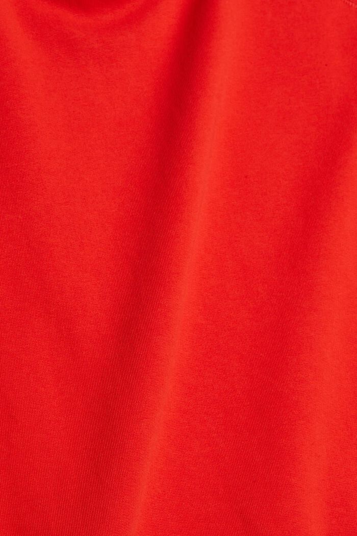 Sweatshirt i ren bomull, ORANGE RED, detail image number 1