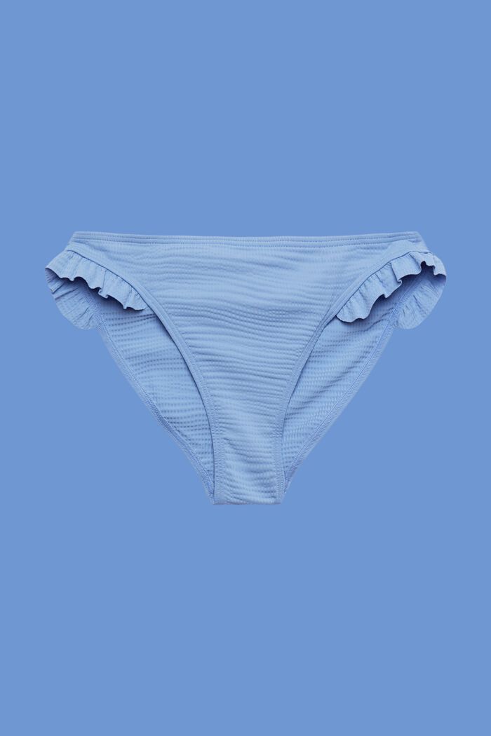 Återvunnet: bikiniunderdel med volanger, LIGHT BLUE LAVENDER, detail image number 4