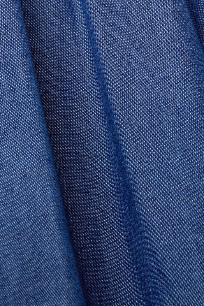 Midiklänning i denimlook, TENCEL™, BLUE DARK WASHED, detail image number 5