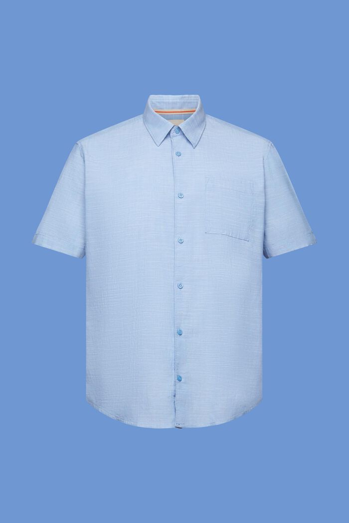 Button down-skjorta i bomull, LIGHT BLUE, detail image number 5