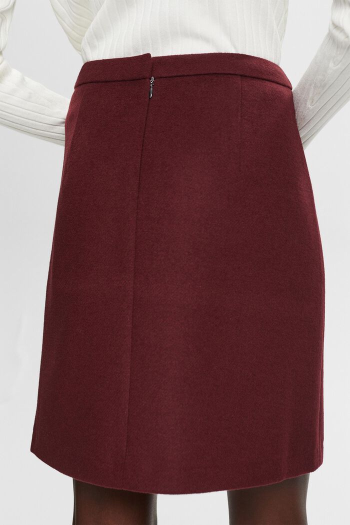 Skirts woven Regular fit, AUBERGINE, detail image number 4