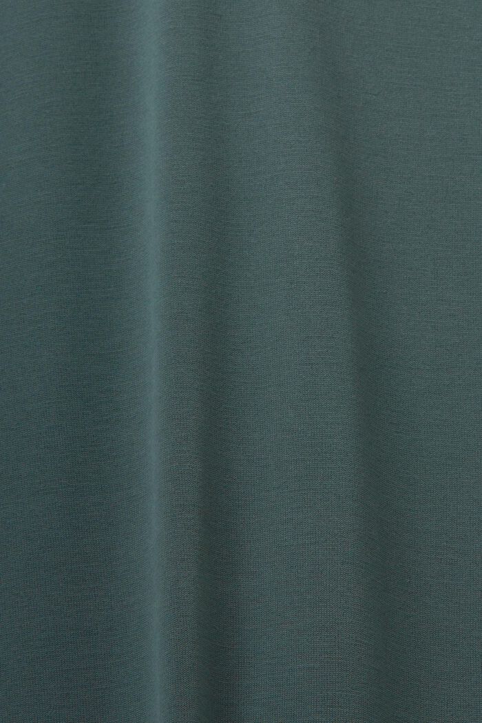 Blusklänning i jersey, DARK TEAL GREEN, detail image number 5