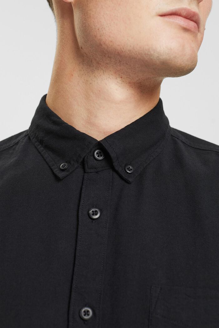 Button down-skjorta, BLACK, detail image number 0