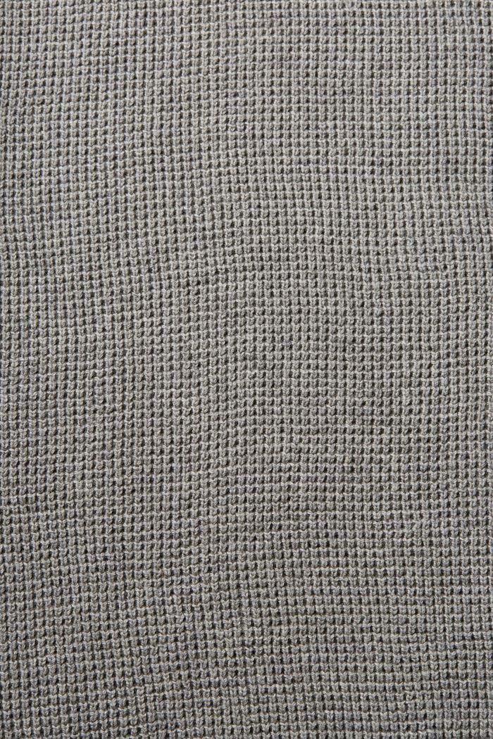 Half Zip-tröja av bomull, MEDIUM GREY, detail image number 4