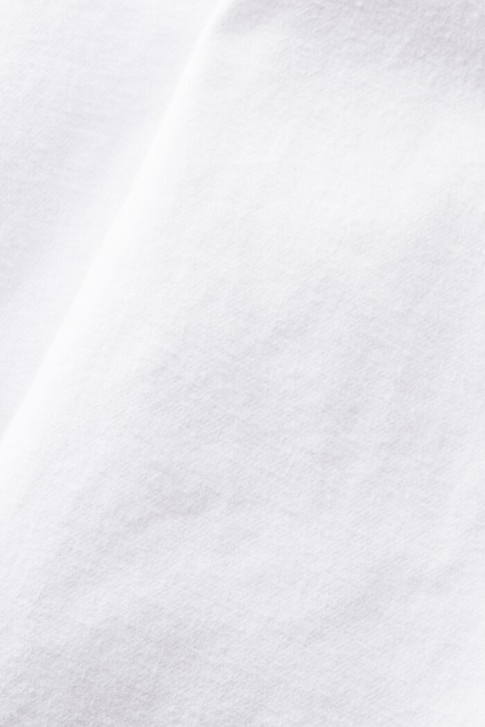 Skjorta i twill med normal passform, WHITE, detail image number 5