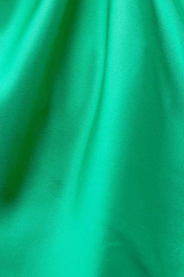 Miniklänning i satin med omlott, GREEN, detail image number 4