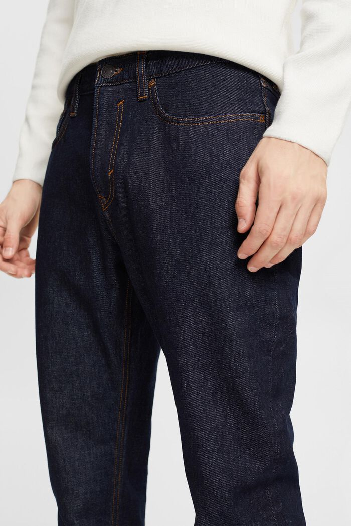 Jeans med raka ben, BLUE RINSE, detail image number 3