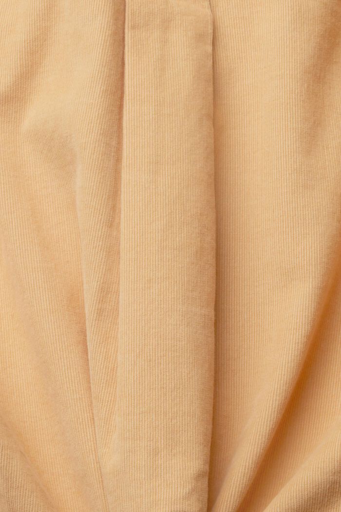 Skjortblus i smalspårig manchester, SAND, detail image number 1