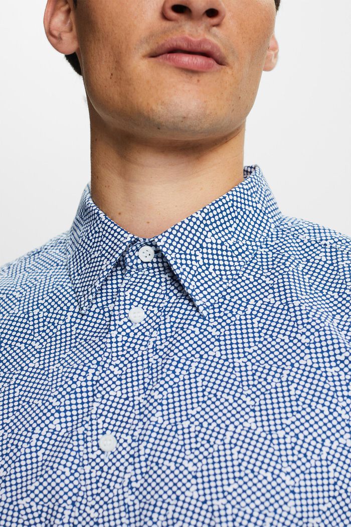 Mönstrad skjorta, 100% bomull, WHITE, detail image number 2