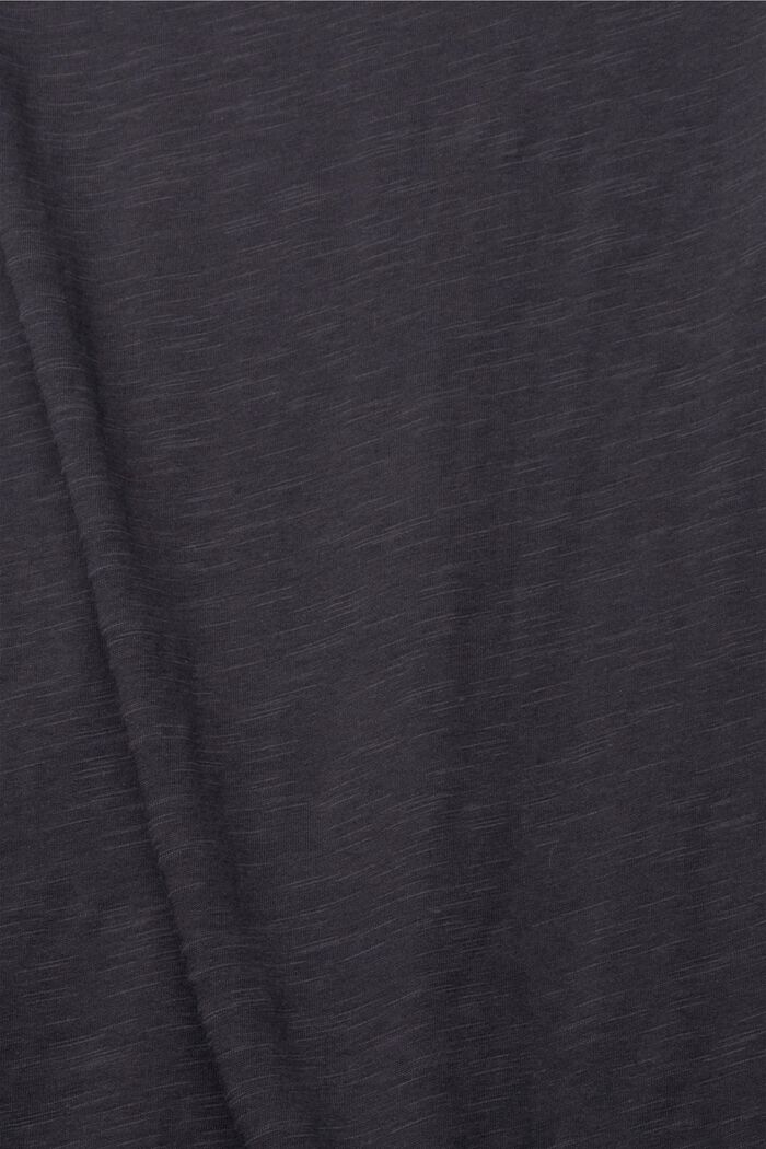 T-shirt med hålspets, BLACK, detail image number 4