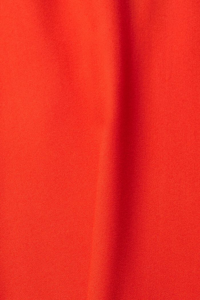 V-ringad blus, RED, detail image number 5