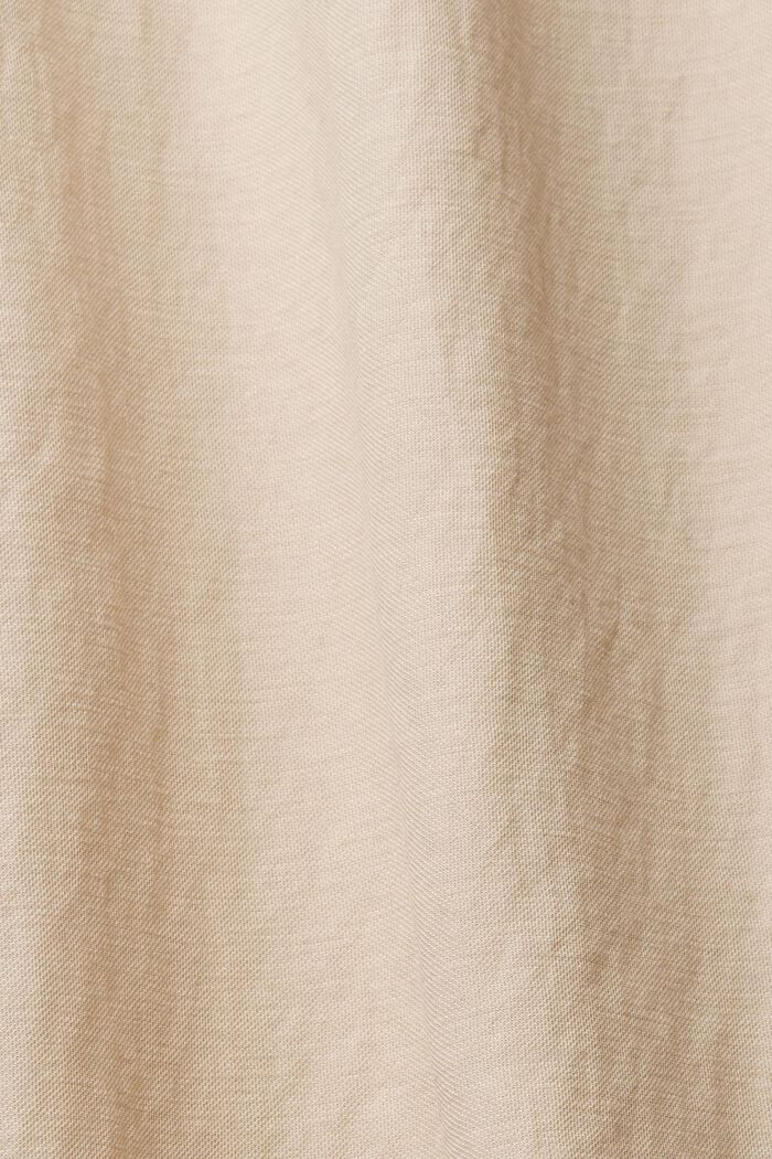 Jerseykjol av med snören, LENZING™ ECOVERO™, LIGHT TAUPE, detail image number 4