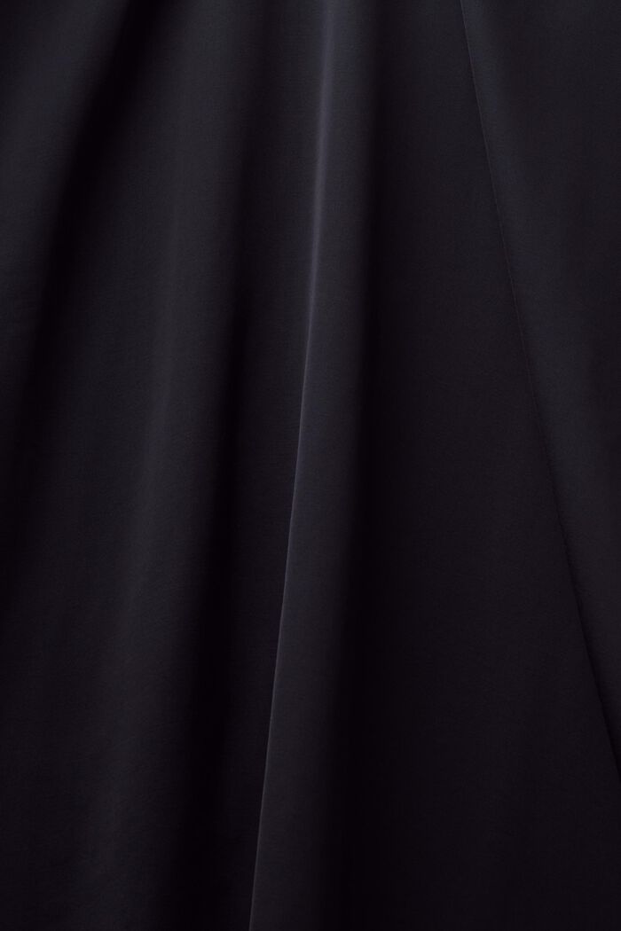 Maxiklänning i satin med halterneck, BLACK, detail image number 6