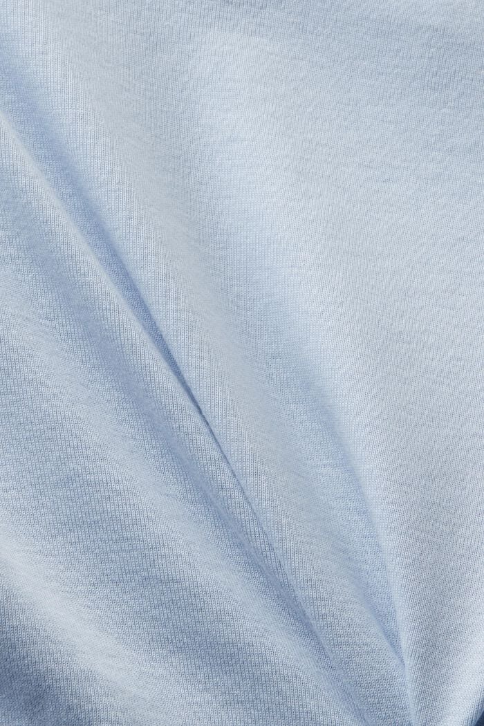 Kortärmad T-shirt i bomull, LIGHT BLUE, detail image number 5