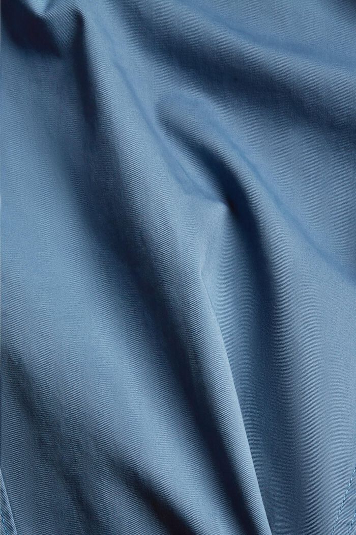 Smala chinos i ekologisk bomull, BLUE, detail image number 1