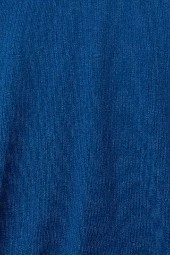 V-ringad tröja, PETROL BLUE, detail image number 1