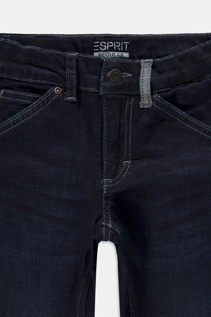 Jeans med reglerbar linning, BLUE RINSE, detail image number 2