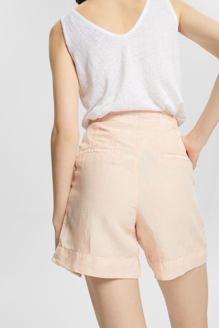 Med linne: shorts med knappgylf, NUDE, detail image number 7