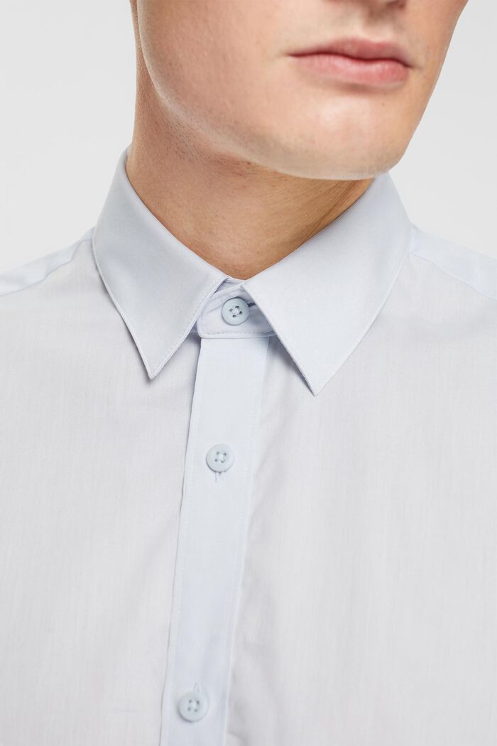Hållbar bomullsskjorta, LIGHT BLUE, detail image number 0