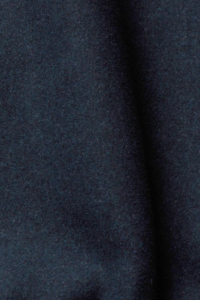 Bomberjacka i ullmix, PETROL BLUE, detail image number 5