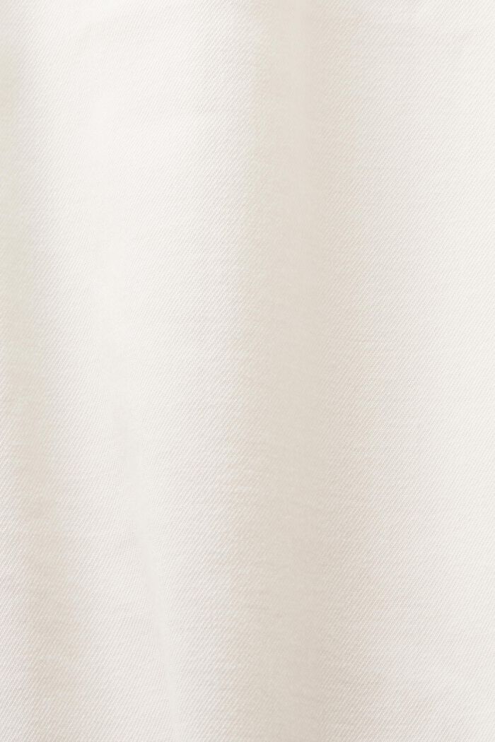 Oversize skjortklänning i midilängd, OFF WHITE, detail image number 5