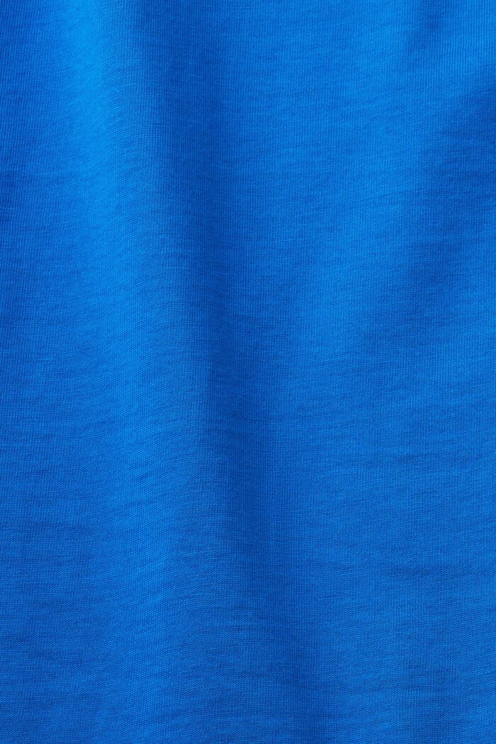 T-shirt i bomull med hjärtformad logo, BLUE, detail image number 6
