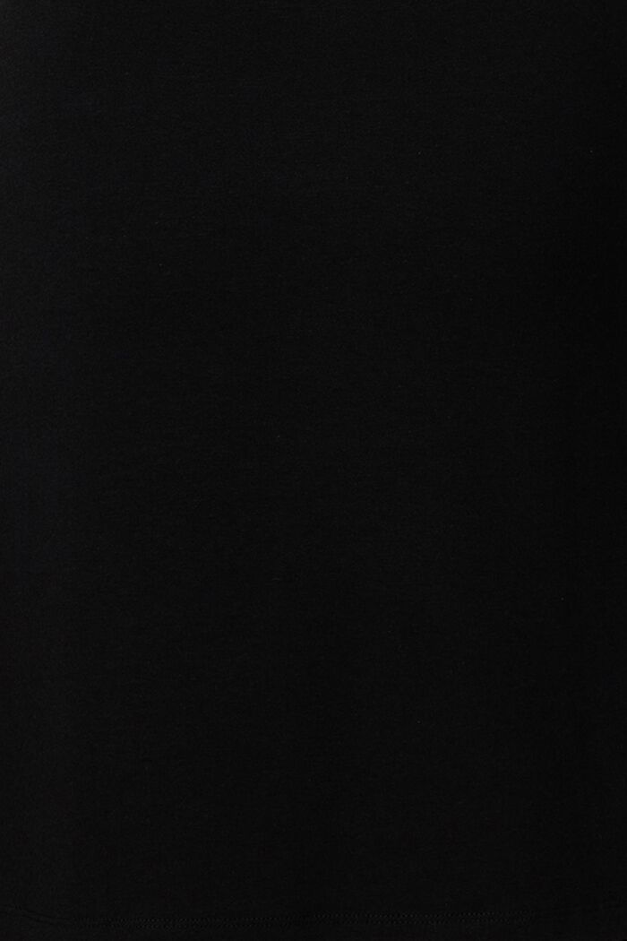 Jerseyklänning med amningsfunktion och skärp, BLACK INK, detail image number 5