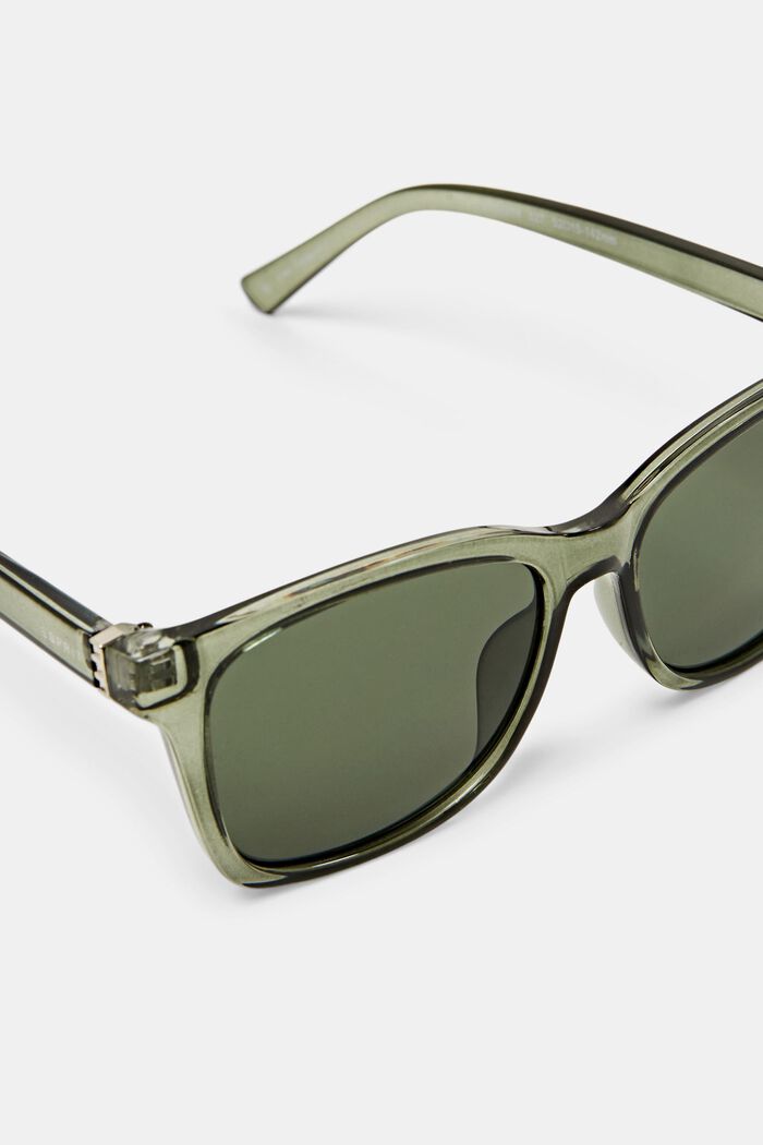 Kantiga solglasögon, OLIVE GREEN, detail image number 1