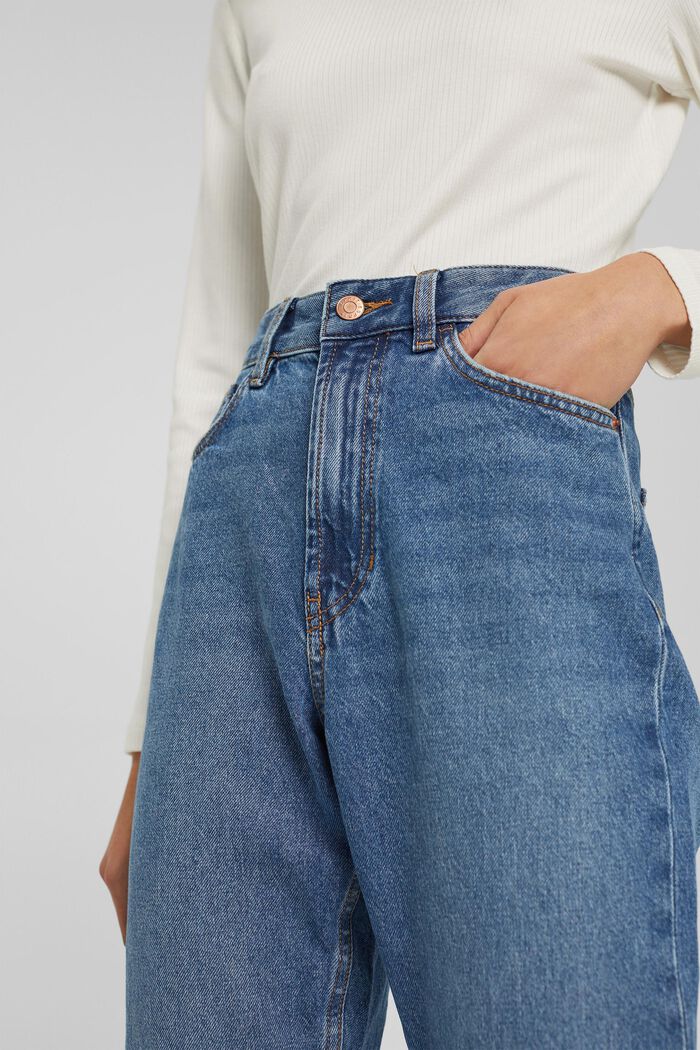 Jeans i 100% bomull, BLUE DARK WASHED, detail image number 2